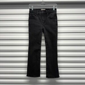 Madewell Black Mid Rise Kick Out Jeans Size 26